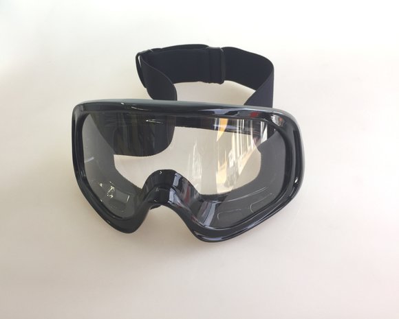 Imagen de LENTES ANTIPARRA PARA MOTO COLOR NEGRO