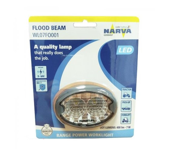 Imagen de FARO OVALADO LED NARVA 400 LUMEMS 7W IP67/IK07 9-64V
