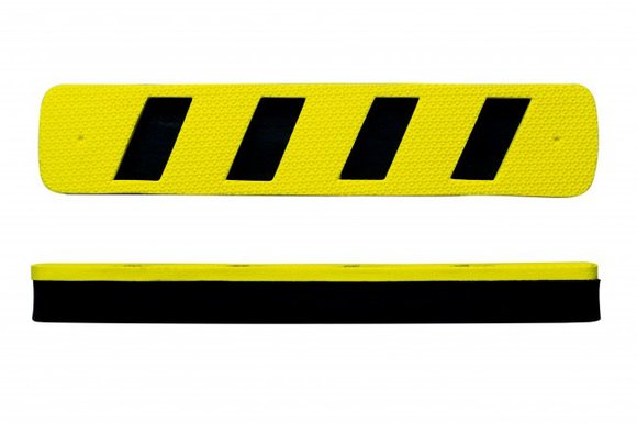 Imagen de PROTECTOR CHOQUE P/GARAGE AMARILLA/NEGRA 40X8X4CM