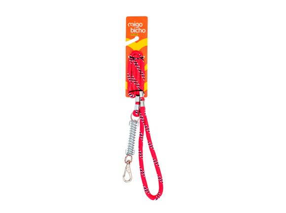 Imagen de CORREA P/PERRO 12MMX80CM CON AMORTIGUADOR