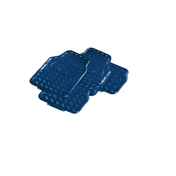 Imagen de JUEGO DE ALFOMBRAS DE PVC COLOR AZUL METALIZADO
