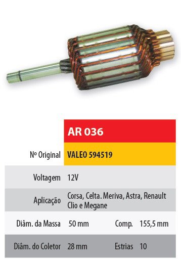 Imagen de INDUCIDO 12V VALEO CHEVROLET CORSA/CELTA/MERIVA/ASTRA