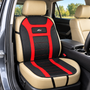 Imagen de CUBRE ASIENTO INDIVIDUAL CON TELA ACOLCHADA ROJA Y NEGRA