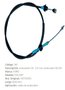 Imagen de CABLE DE ACELERADOR FORD ESCORT 1993/VERONA 1994 1220MM