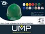Imagen de CASCO DE SEGURIDAD VERDE COMPLETO (C/ARNES Y BARBIJO)