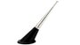 Imagen de ANTENA DE TECHO PARA AUTO DECORATIVA 15CM NEGRA Y PLATEADA