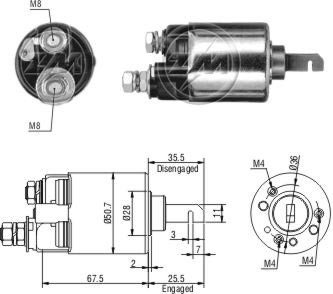 Imagen de AUTOMATICO ARRANQUE HONDA ACCORD/PRELUDE