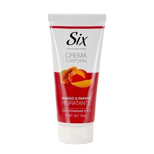 Imagen de Crema Corporal Six 195 ml Papaya y Mango