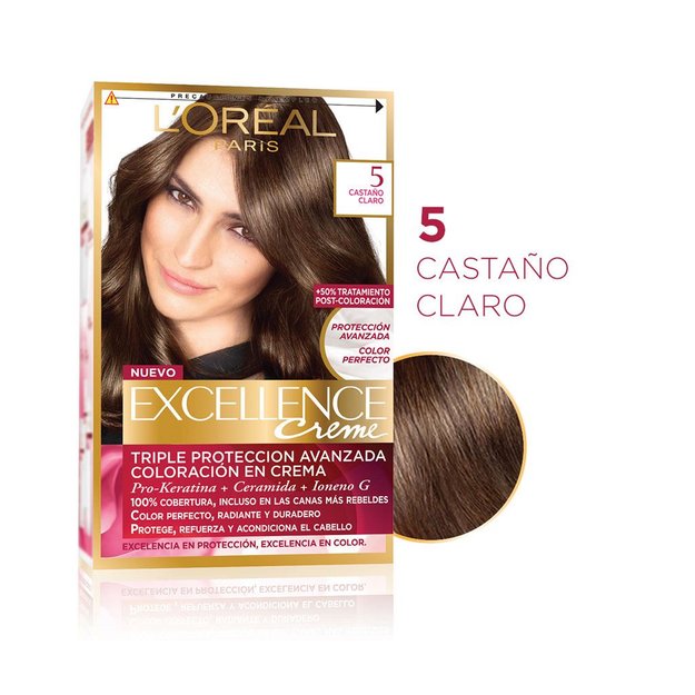 Imagen de Tinta Loreal Excellence Nº5 Castaño Claro