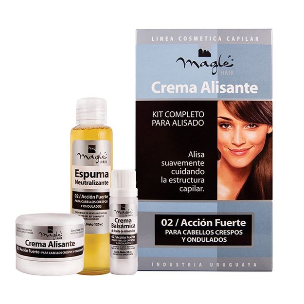 Imagen de Kit Completo Crema Alisante Nº02 Fuerte Magle