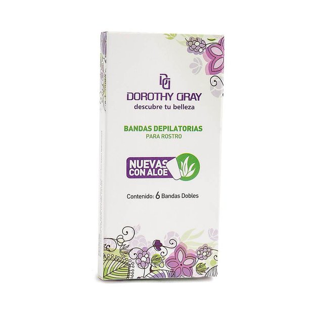 Imagen de Bandas Depilatorias para rostro  6 u Dorothy Gray