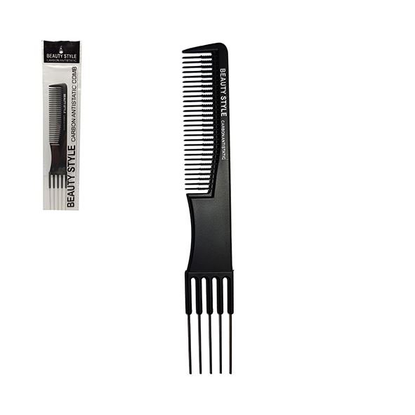 Imagen de Peine Mechas Dientes de Metal de Carbon 369 Beauty Style
