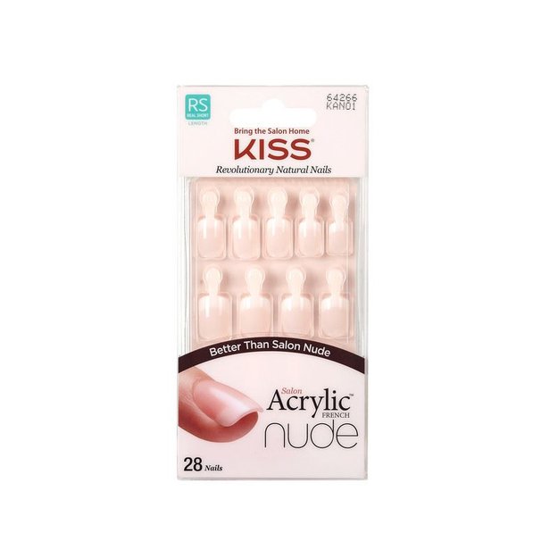 Imagen de Uñas Autoadhesivas Kiss Acrylic French Nude Breathtaking