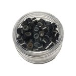 Imagen de Microring con Silicona Negra 100 unidades Beauty Style