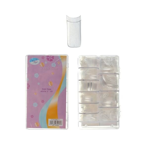 Imagen de Tips French Trasparentes 500 Unidades Beauty Style