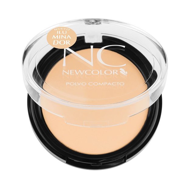 Imagen de Polvo Compacto Bronceante Newcolor Champagne Dorado