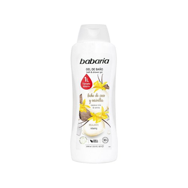 Imagen de Gel de Baño Babaria Leche de Coco & Vainilla 1000 ml