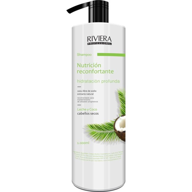 Imagen de Shampoo Riviera 1 lt. Leche y Coco