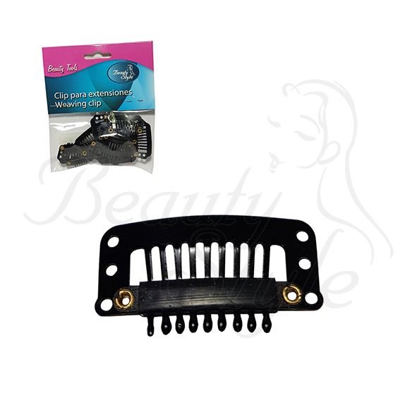 Imagen de Micropeinetas para Extensiones Beauty Style Negra