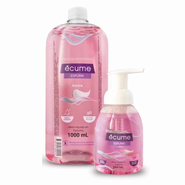 Imagen de Jabon Liquido Espuma Ecume 1000 ml + 300 ml Aurora