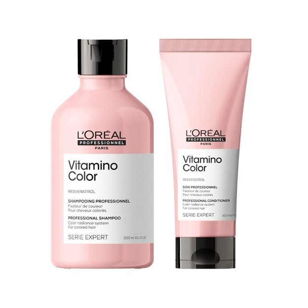 Imagen de Pack Loreal Pro Vitamino Color Shampoo + Acondicionador