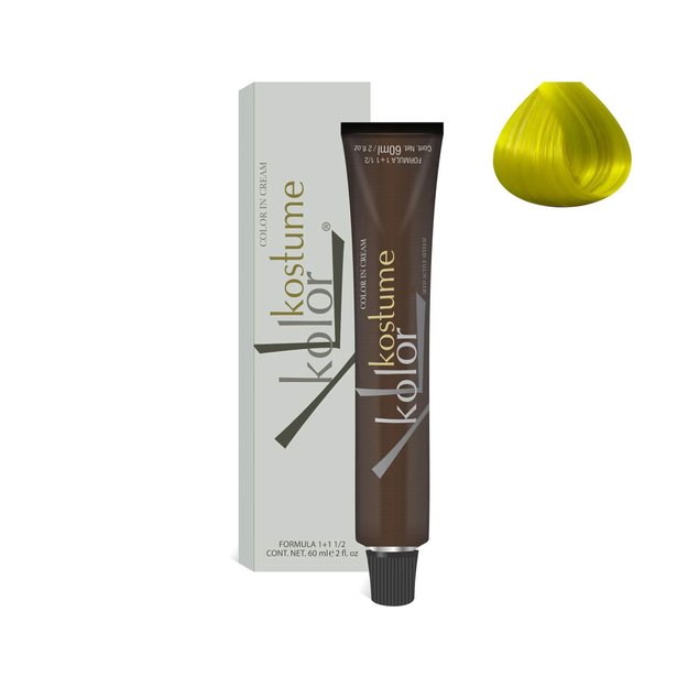 Imagen de Tinta Kostume Crazy Color Aquarela Amarillo Neon 60 ml