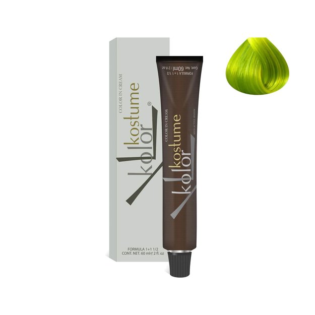 Imagen de Tinta Kostume Crazy Color Aquarela Verde Neon 60 ml