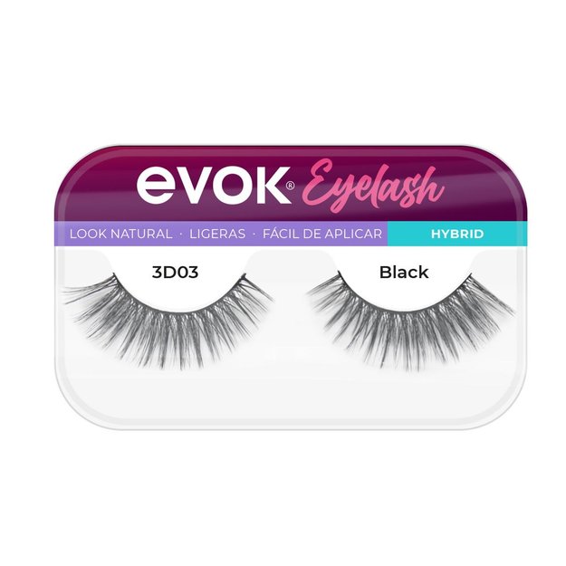 Imagen de Pestañas Postizas Evok 3D03 Black