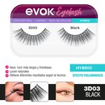 Imagen de Pestañas Postizas Evok 3D03 Black