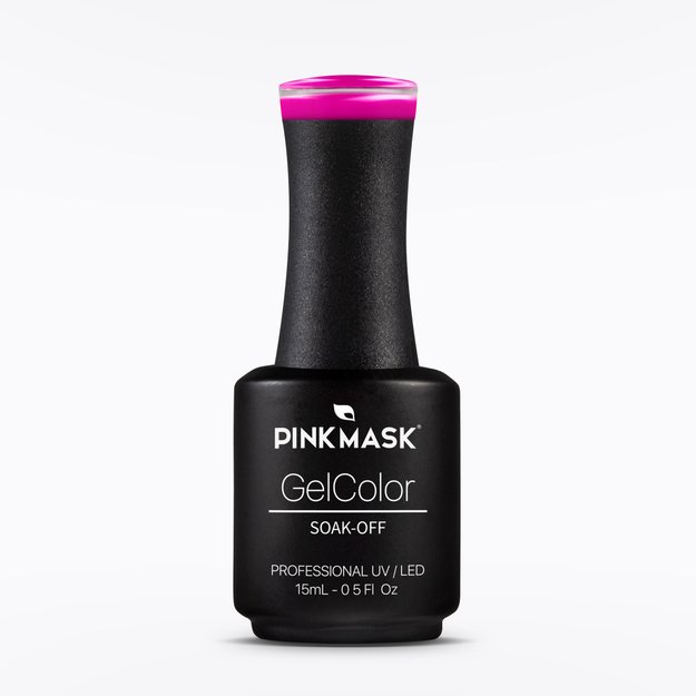 Imagen de Esmalte Semipermanente Pink Mask Gel Color Fancy Fucsia
