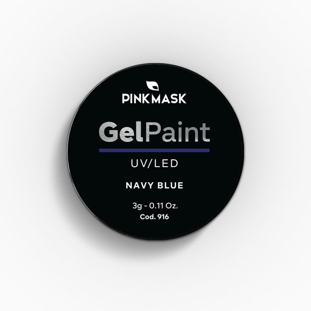 Imagen de Gel Paint Pink Mask Navy Blue