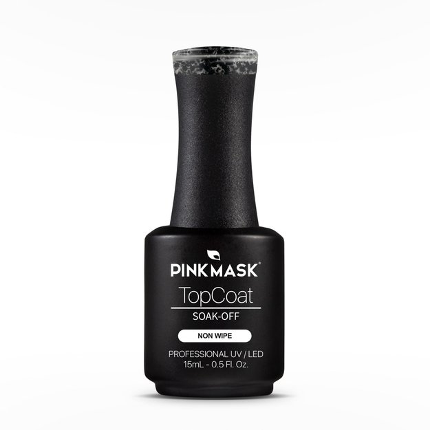 Imagen de Top Coat Pink Mask Gel Color Matte Dots