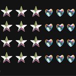 Imagen de Stickers Fantasia para Rostro Baiding