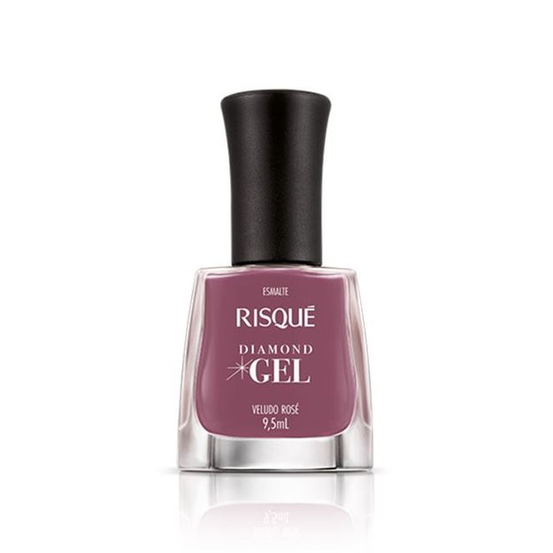 Imagen de Esmalte Risque Diamond Gel Veludo Rose