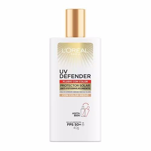 Imagen de Protector Solar Loreal UV Defender Tono Medio FPS50 40 g