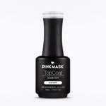 Imagen de Top Coat Glitter Pink Mask Gel Color