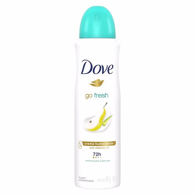Imagen de Desodorante Spray Dove 150 ml Go Fresh Pera y Aloe Vera