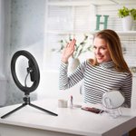 Imagen de Aro de Luz con Tripode de mesa Baiding
