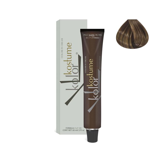 Imagen de Tinta Kostume 7.7 Rubio Medio Marron 60 ml