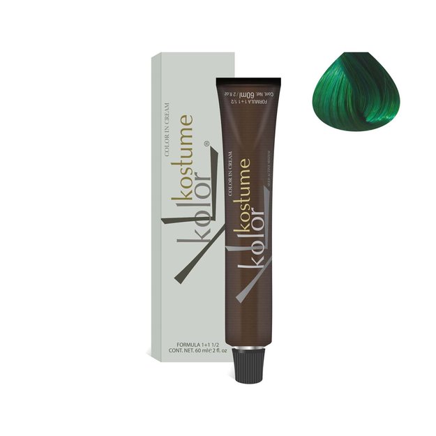 Imagen de Tinta Kostume Crazy Color Aquarela Green 60 ml