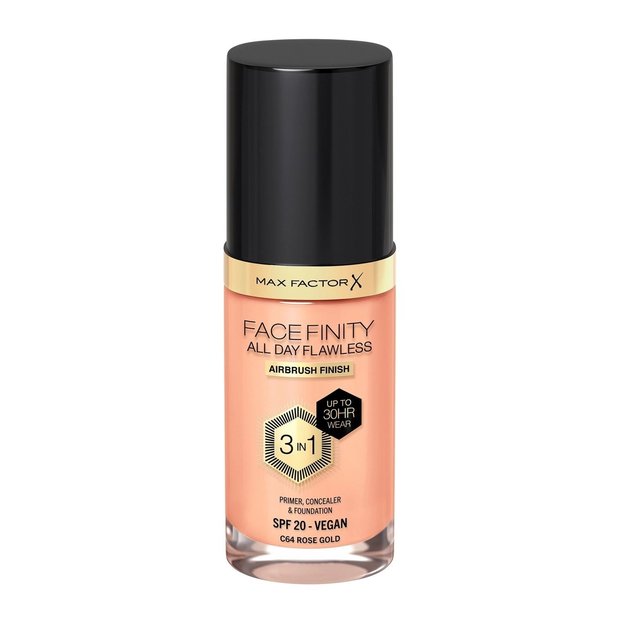 Imagen de Base Max Factor Facefinity 3 in 1 C64 Rose Gold