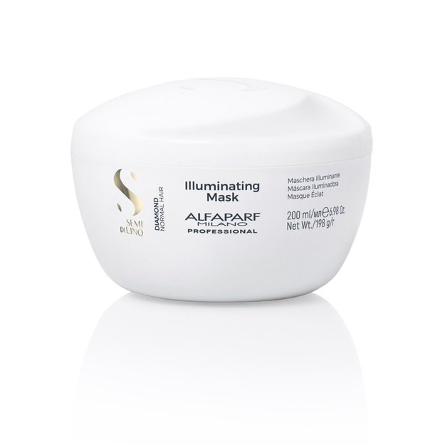 Imagen de Máscara Alfaparf Semi Di Lino Diamond Illuminating 200 ml