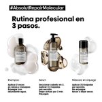 Imagen de Shampoo Reparador Absolut Repair Molecular Loreal Pro 300 ml