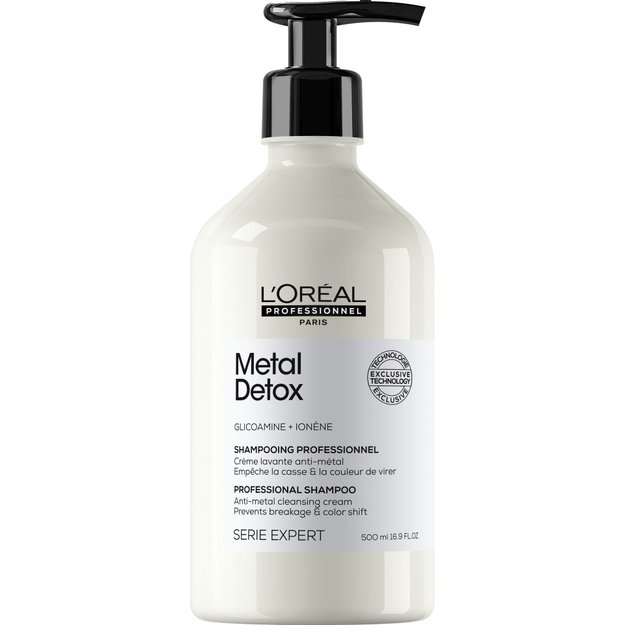 Imagen de Shampoo Limpiador Anti Metal Metal Detox Loreal Pro 500 ml