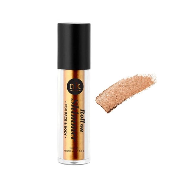 Imagen de Roll On Shimmer Rostro y Cuerpo Nicka K N°03 Bronze Metal