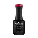 Imagen de Esmalte Semipermanente Pink Mask Gel Color California Red