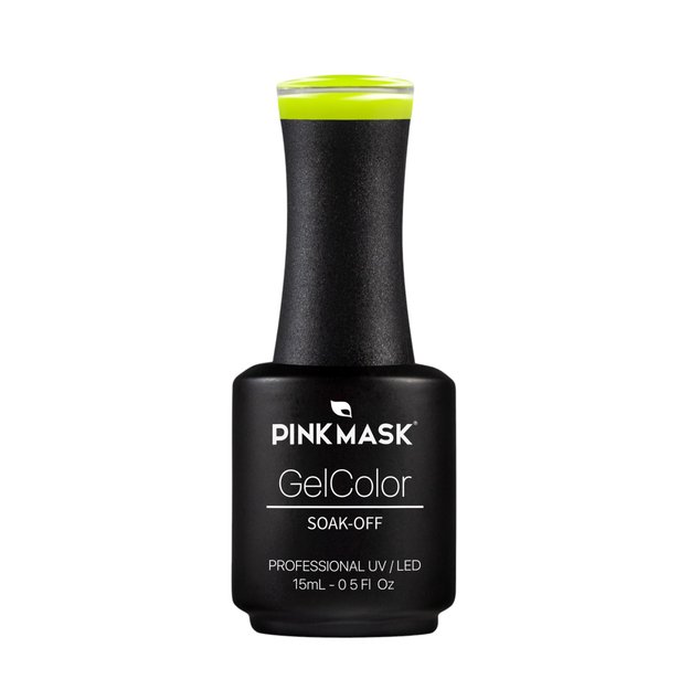 Imagen de Esmalte Semipermanente Pink Mask Gel Color Lemon Spark