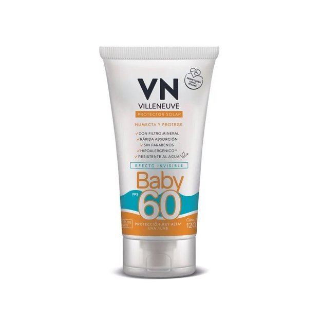 Imagen de Protector Solar Villeneuve Baby FPS 60 120 ml