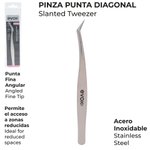 Imagen de Pinza Punta Diagonal para Cejas Evok