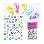 Imagen de Stickers para Uñas Beauty Style Flores Colores